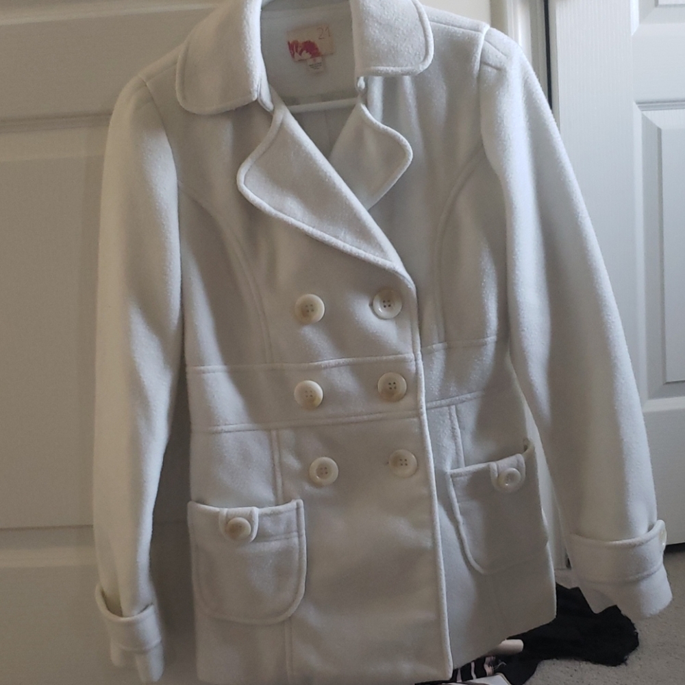 White Pea Coat